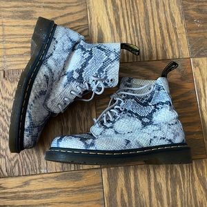 Snake print Doc Martens